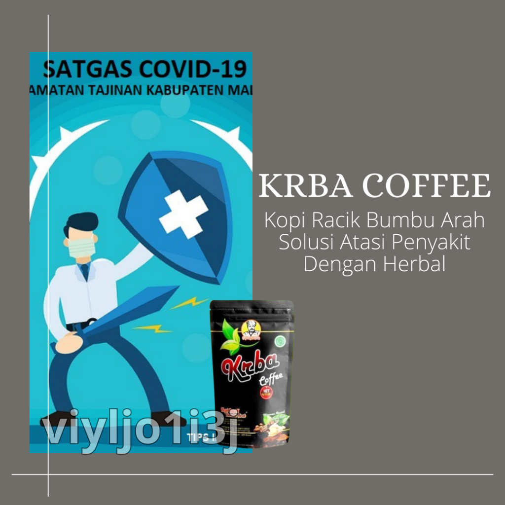

- Kopi Rempah Stamina Pria Sehat KRBA Coffee Racikan Bumbu Arab Mulia Herbal Murah Kemasan 200gr