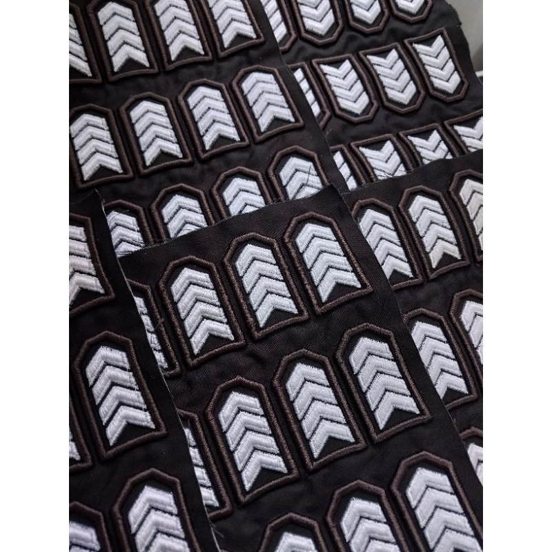 BORDIR TIMBUL PANGKAT POLRI