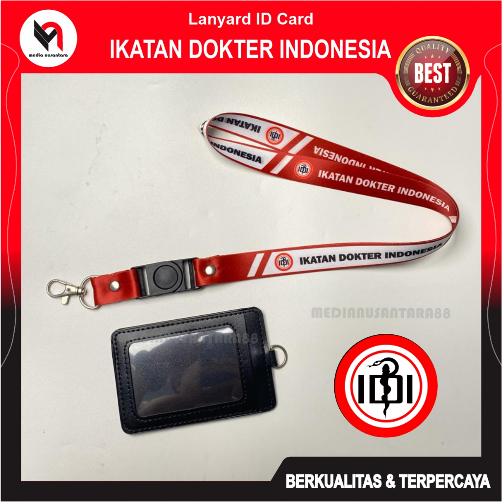 

IDI Lanyard Tali ID Card Logo Ikatan Dokter Indonesia