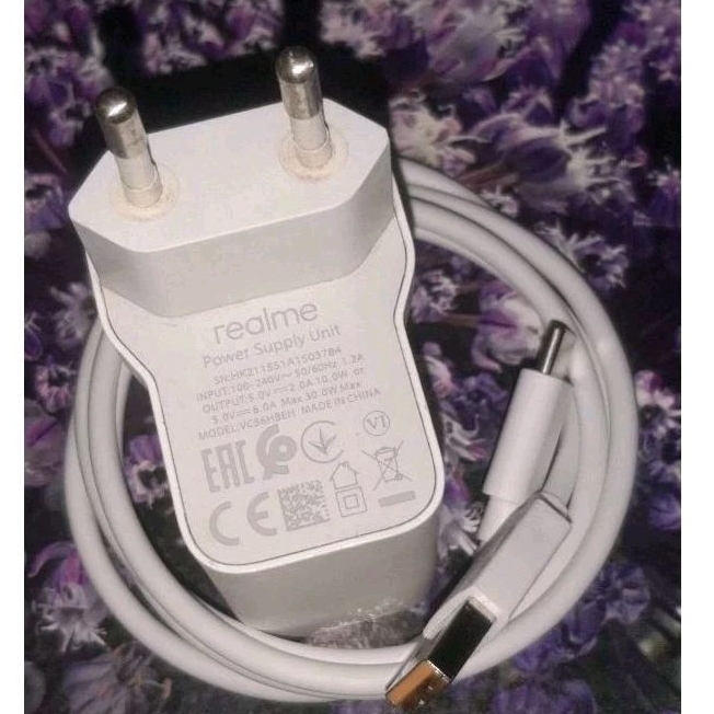 CHARGER REALME DART VOOC 6A 30 WATT ORI BAWAAN HP, UNTUK REALME 6, REALME 6 PRO, REALME 7, REALME 8,