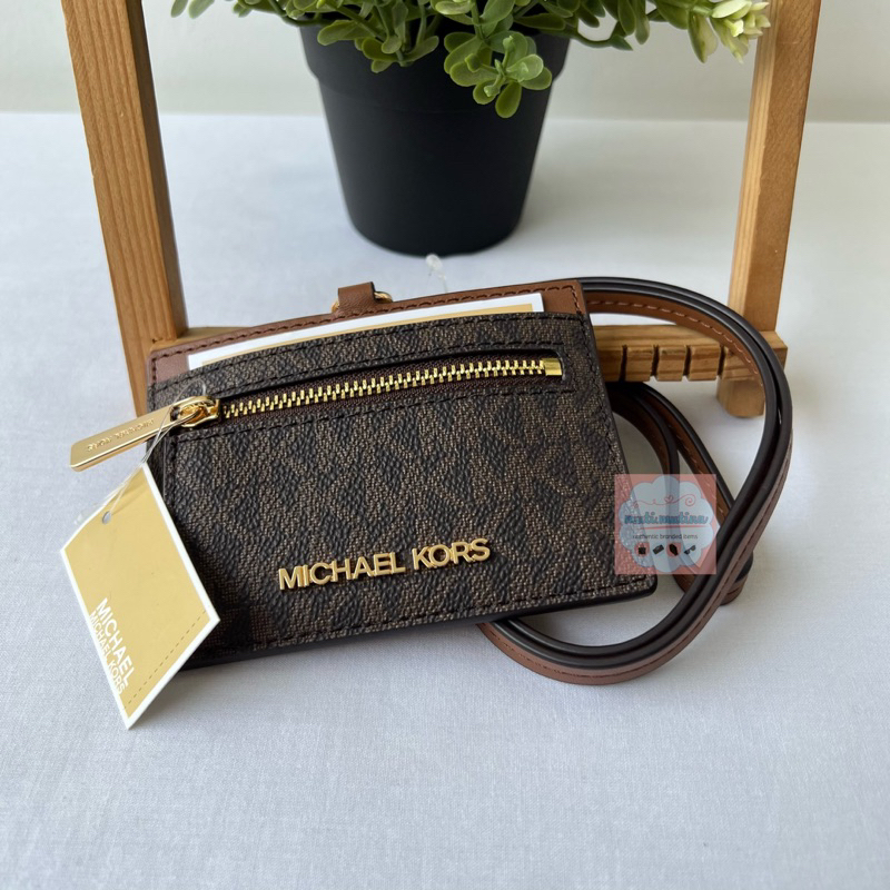 

Jet Set Travel Card Case ID Lanyard Brown