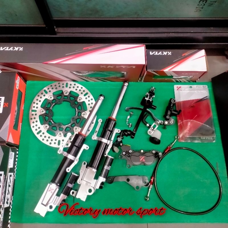 paket master rem kaliper shock depan disc 260 mm ktc kyta Vario 125 150 beat Genio Scoopy Vario 160 