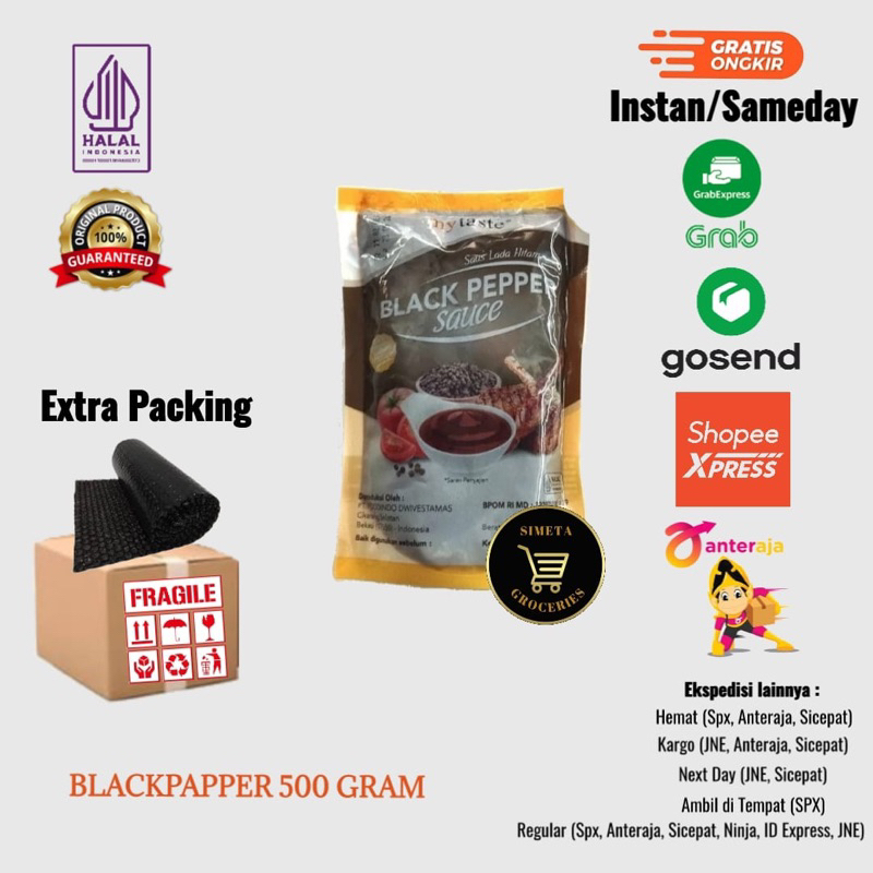 

My Taste Blackpapper / Lada Hitam 500gr