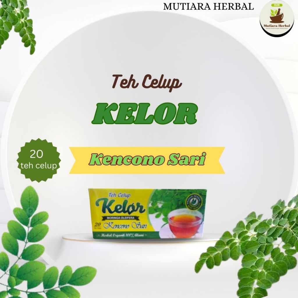 

Teh celup daun kelor Moringa tea herbal Asli Original kencono sari