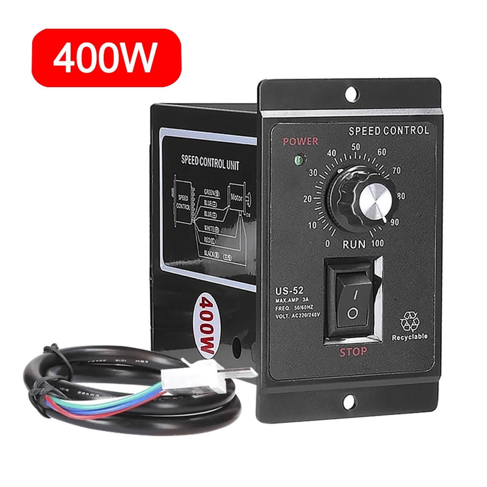 Motor Speed Controller Regulator Forward And Backward 400W 220V 1700rpm US-52 US52