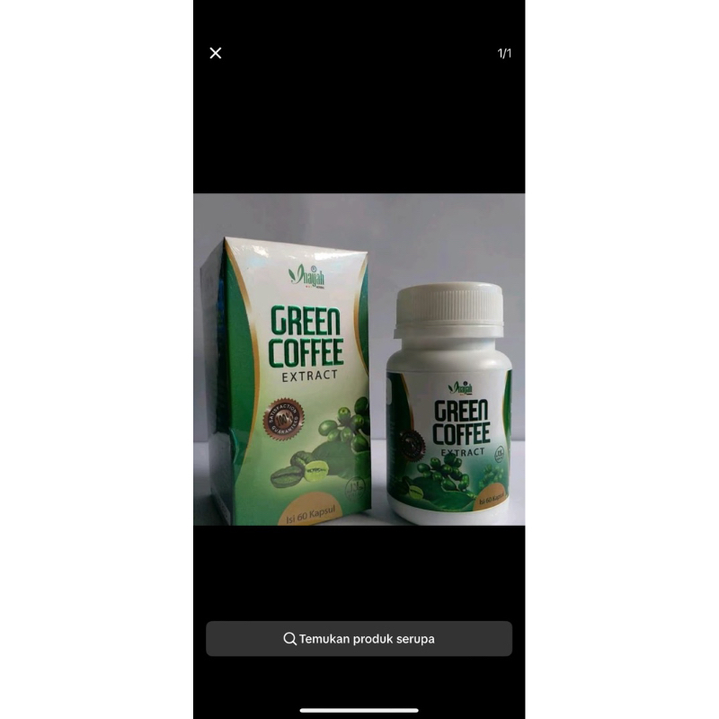 

Green Coffee Ekstrak 60 kapsul