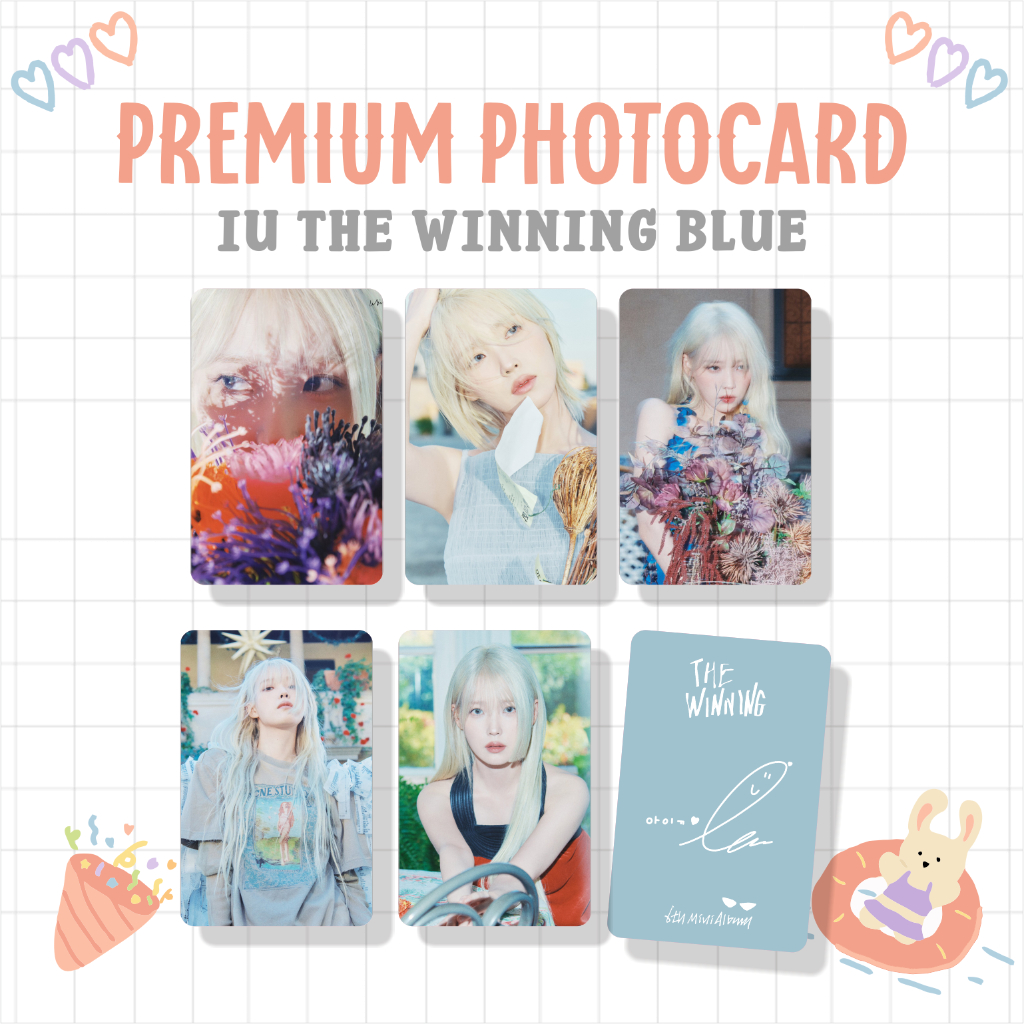 Photocard Premium IU ll Pahe  IU Celebrity Blueming