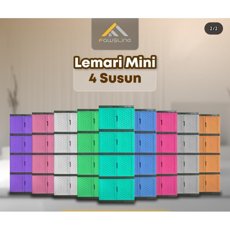 lemari fawsline 4susun