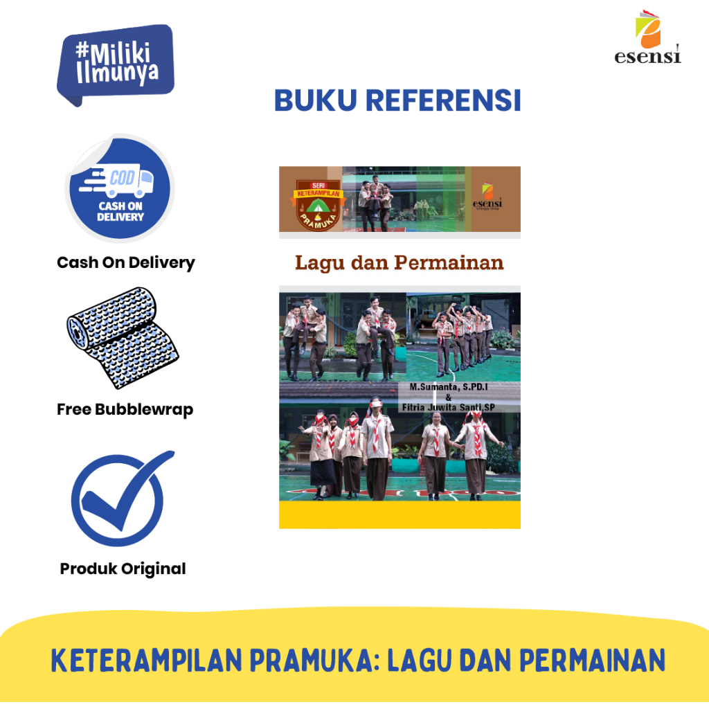 [Erlangga] Buku Saku Pramuka: Keterampilan Pramuka Lagu dan Permainan