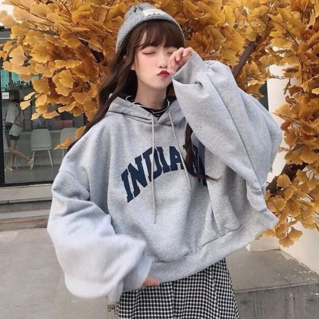 HANYA SATU UKURAN  ✅Bahan : Fleece  ✅Model : Oversize , Lengan baloon  ✅Warna : Light grey medium gr