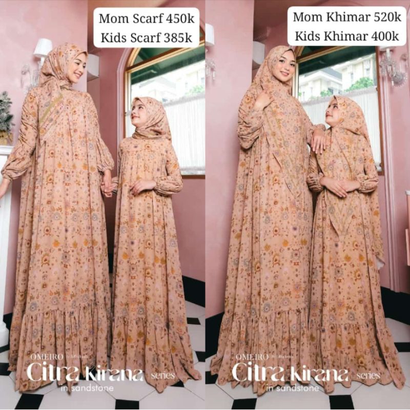 COUPLE MOM AND KIDS CITRA KIRANA BY OMEIRO COUPLE IBU DAN ANAK