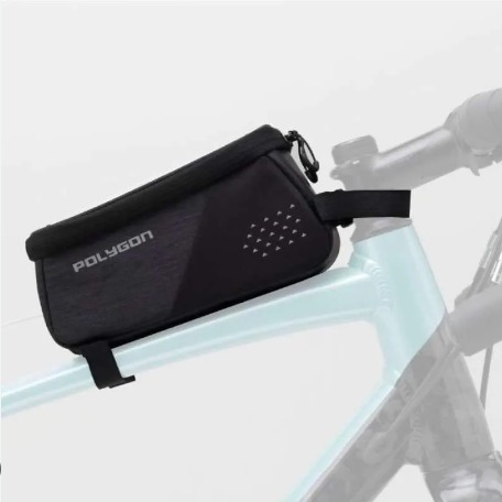 Top Tube Bag Phone Display POLYGON Tas Frame Sepeda Layar HP Tas Frame Single Polygon Htm