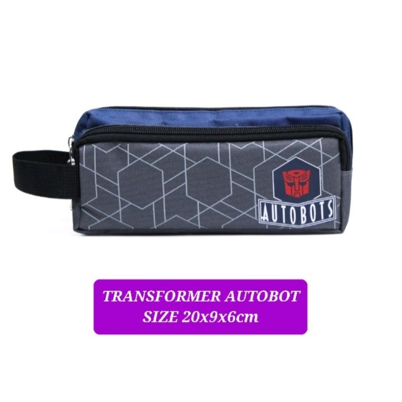 

pouch anak transformer kotak pensil anak transformer soft tas hp transformer