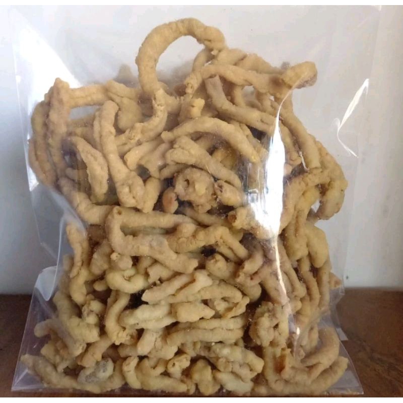 

MURAH KERIPIK USUS AYAM CRISPY GURIH ORIGINAL 250 GRAM / USUS AYAM RENYAH