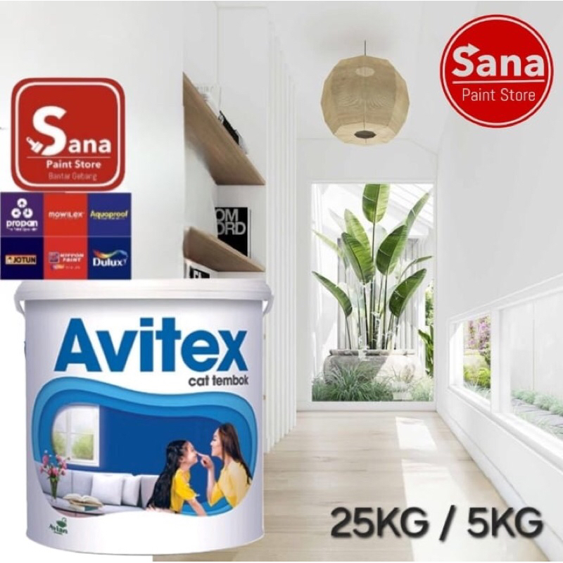 CAT TEMBOK AVITEX AVIAN 25 KG AVITEX WIZZ 20 KG