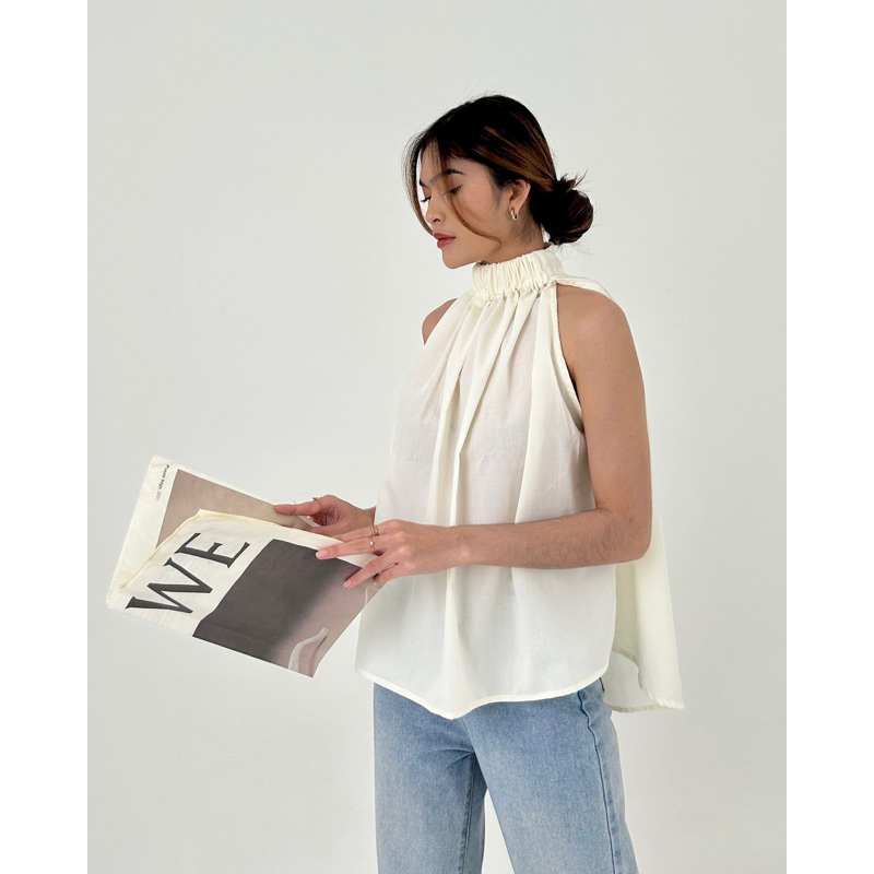 ZORA TOP | halterneck top by tsavychic