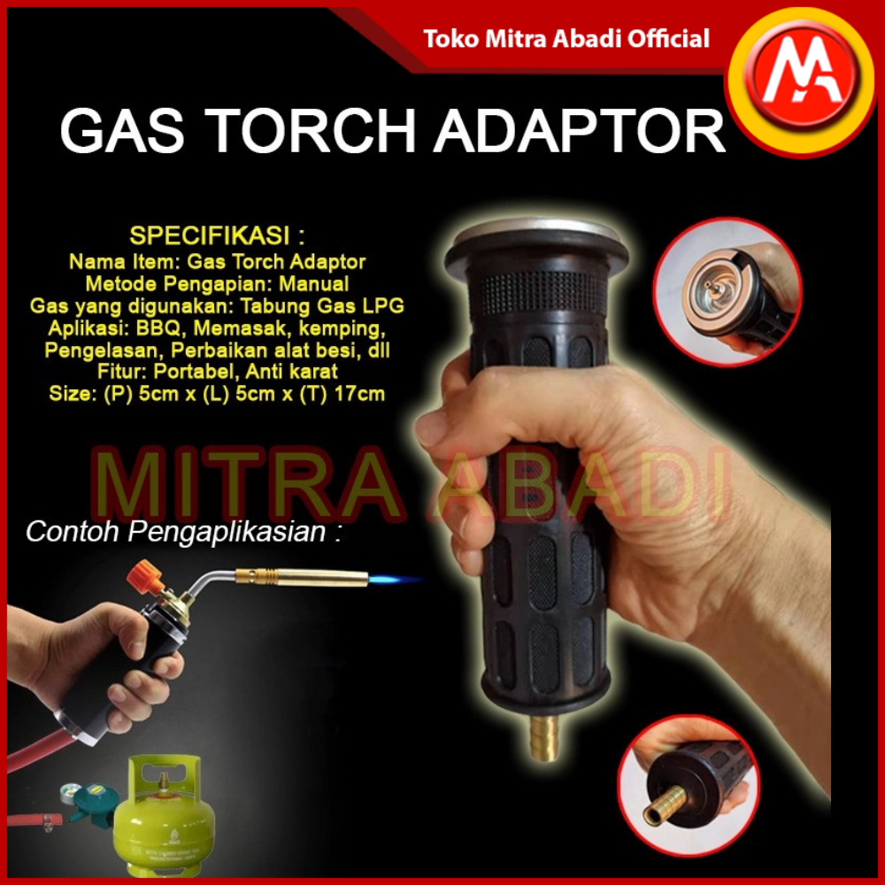 Gas Torch Adaptor / Adaptor Kepala Gas Pemantik