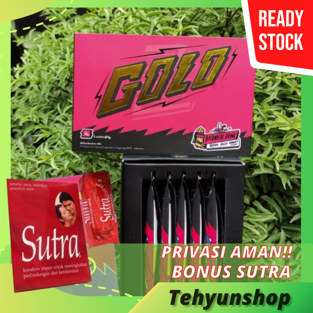 Mr Golo Ginseng Sachet Botanical Drink Rasa Royal Jelly dan Banana Mister Golo Gingseng