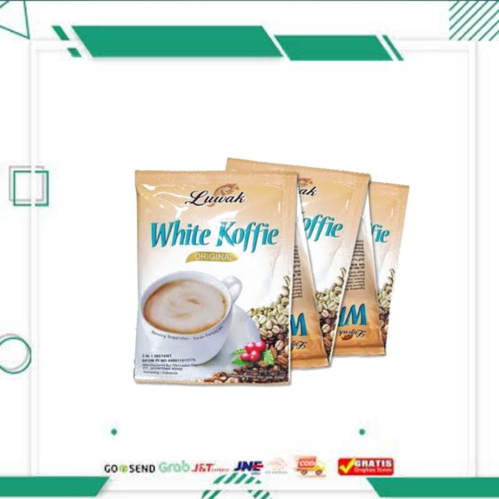 

Luwak white coffe sacheet 1000pax