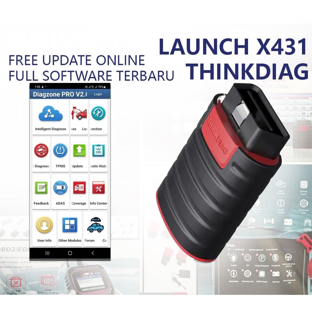 Launch Thinkdiag Scanner Mobil Full System Scanner