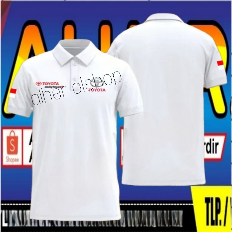 terbaru Kaos Toyota baju Toyota seragam Toyota kaos kerah Toyota kaos polo Toyota polo shirt Toyota 