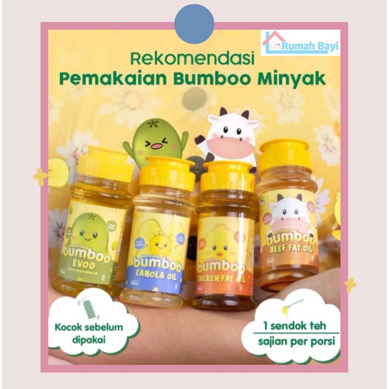 

Bumboo Fat Oil Minyak MPASI Bahan Alami Tanpa Perisa & Pengawet 100ml