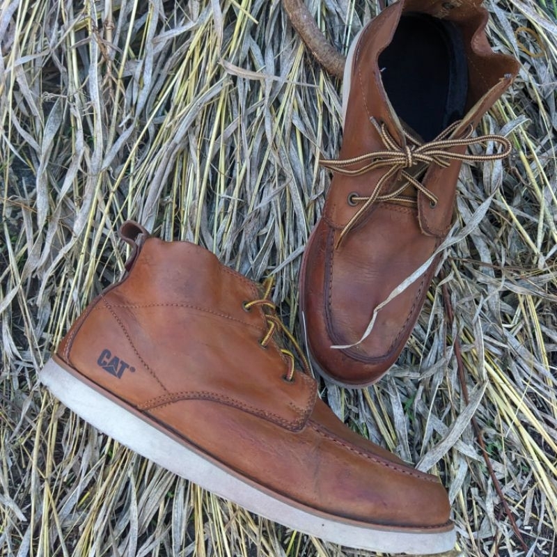 Sepatu Caterpillar Moc toe Original Bekas Second Size 44