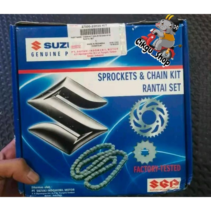 Gear SET, Suzuki GSX R - GSX S - BANDIT 150, Original SGP 100%