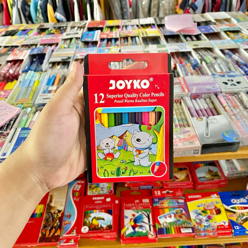 

PENSIL GAMBAR WARNA JOYKO 12 WARNA PENDEK MINI