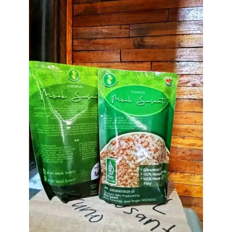 

Thiwul Instan Mbok Susanti Kemasan 250gram Oyek Kering