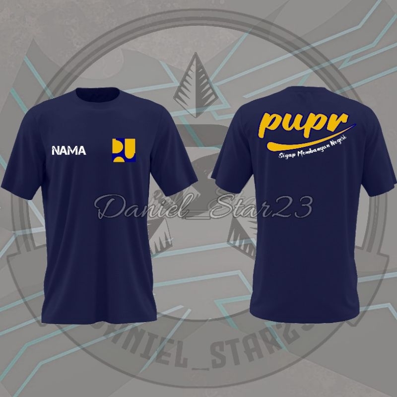 kaos PUPR, kaos panjang PUPR