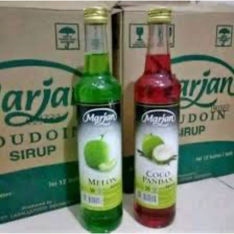 1 Dus Sirup Marjan Cocopandan &amp; Melon (460ml x 12pc)