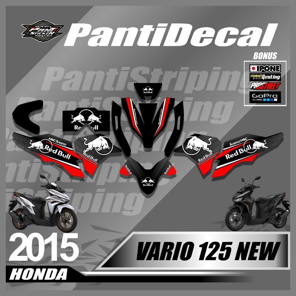 Stiker Decal Motor Vario 125 New Desaind Simple - skotlet sticker motor vario 125 new  FullBody Deca