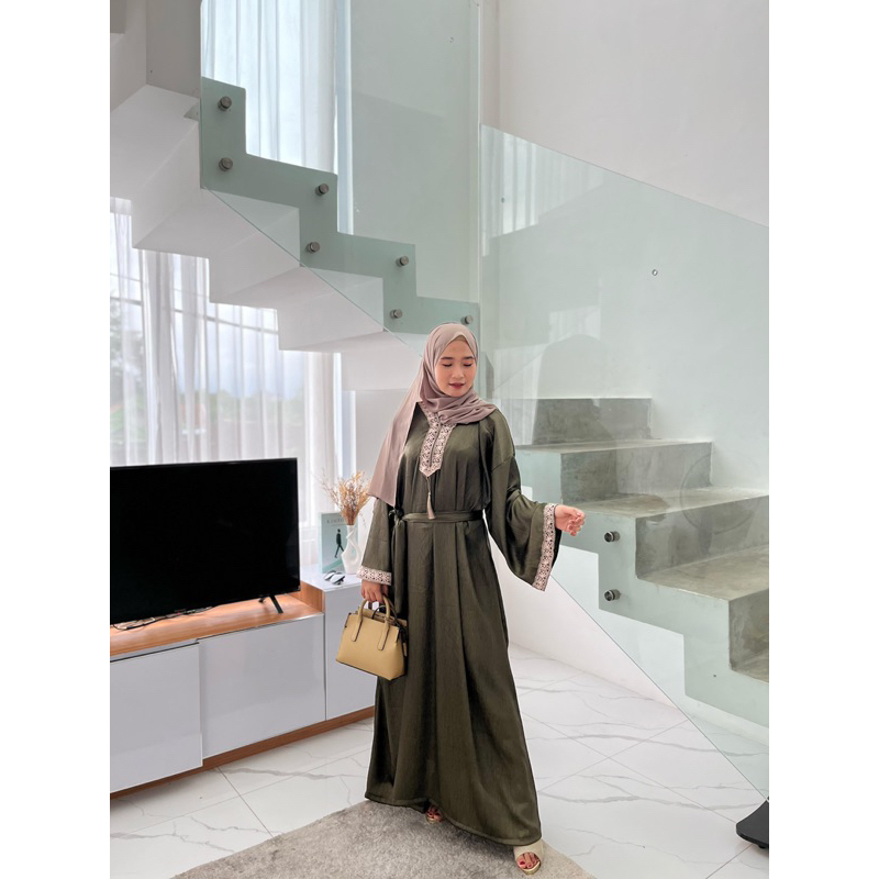 KAFTAN SHIMMER GLOW | ABAYA SHIMMER | DRESS SHIMMER | DRESS RAYA | By Siska Ingrat