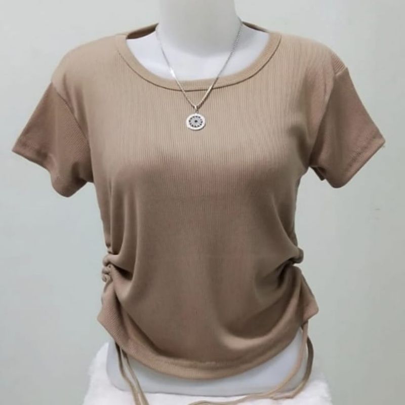 TERBARU ZULFIKAR FASHION MUSLIM KIMBERLY KAOS RAJUT SERUT WANITA ( REAL PICT)