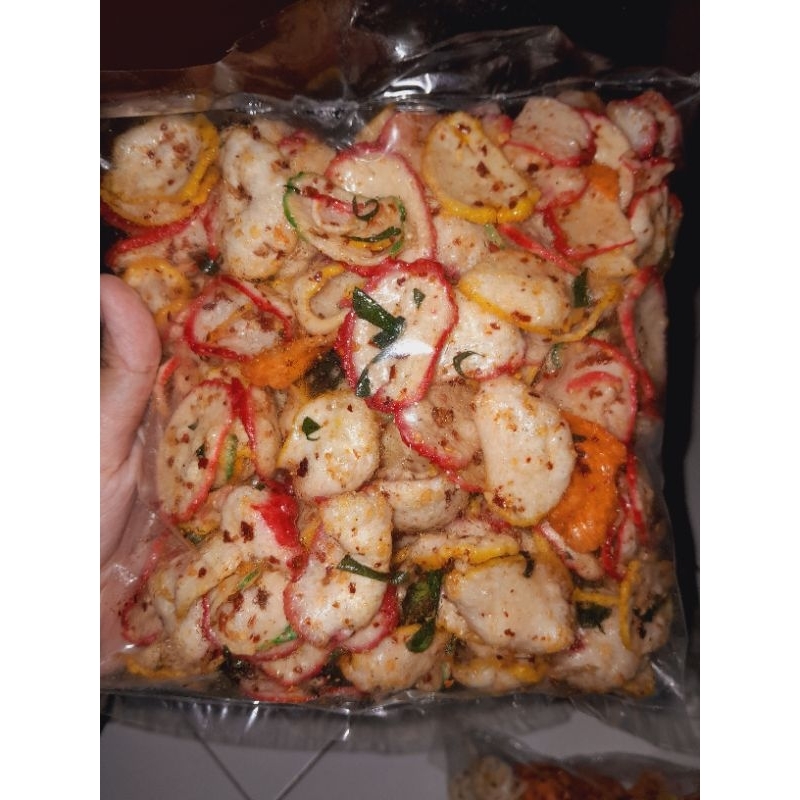 

kerupuk seblak kering pedas daun jeruk 250gr