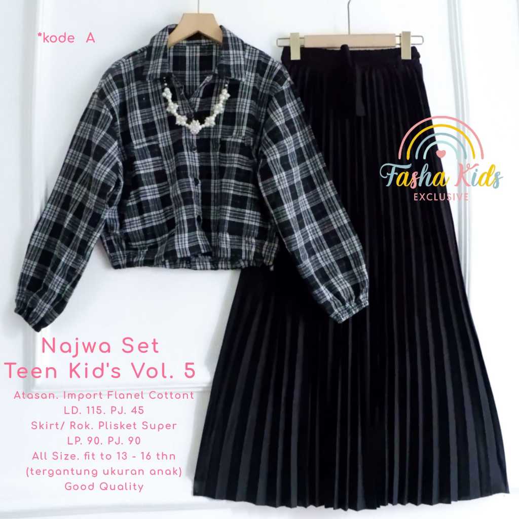 Najwa Setelan Anak ORI by Fasha