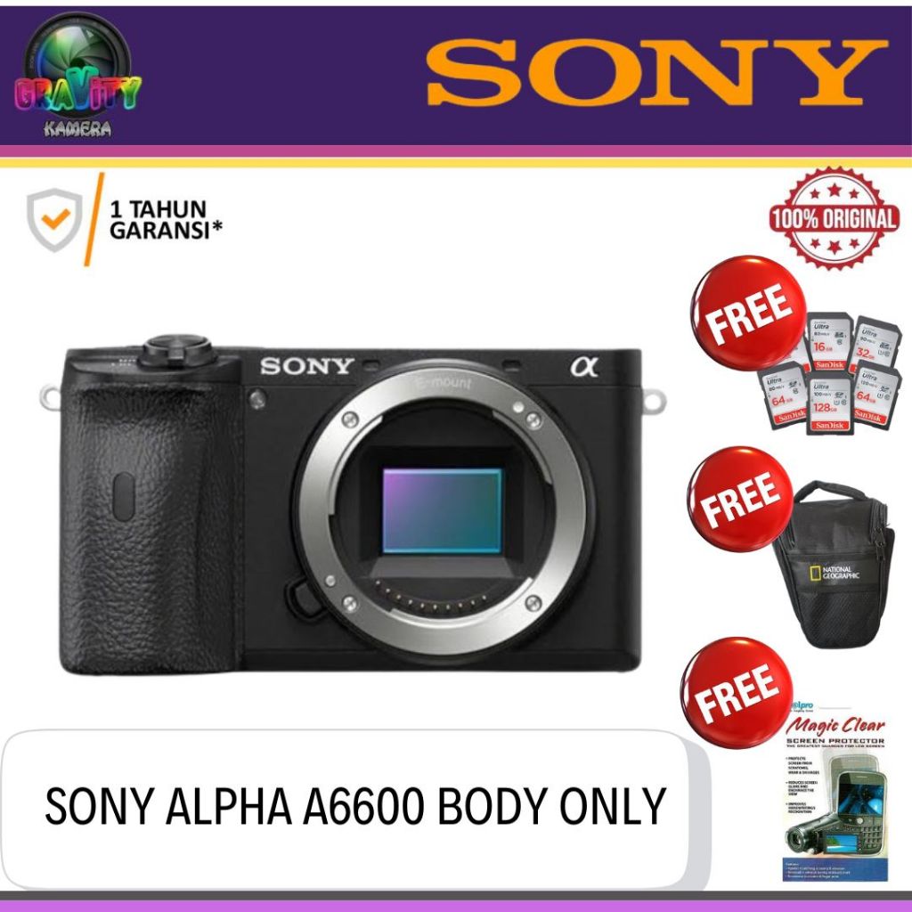 SONY ALPHA A6600 BODY ONLY / SONY A6600 BODY ONLY