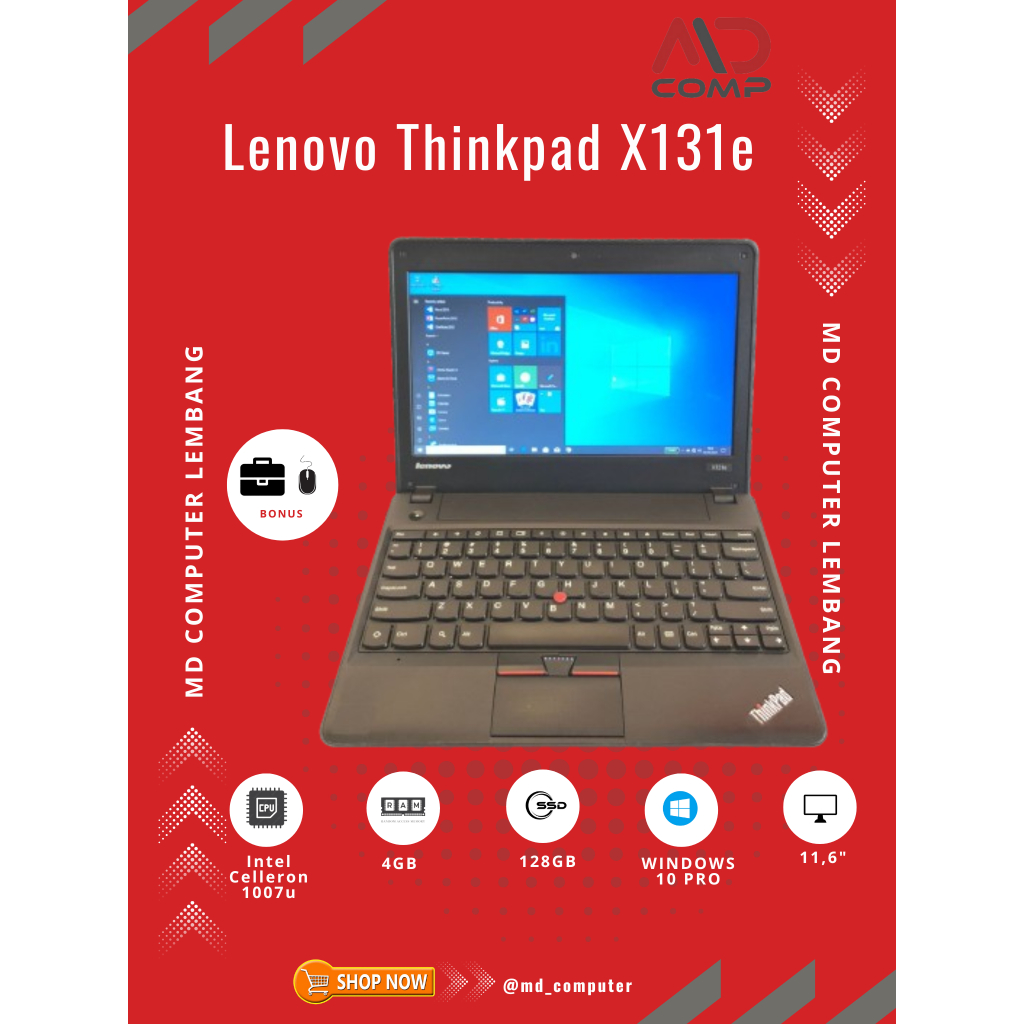 Laptop Lenovo Thinkpad X131 4gb/128gb (ssd)
