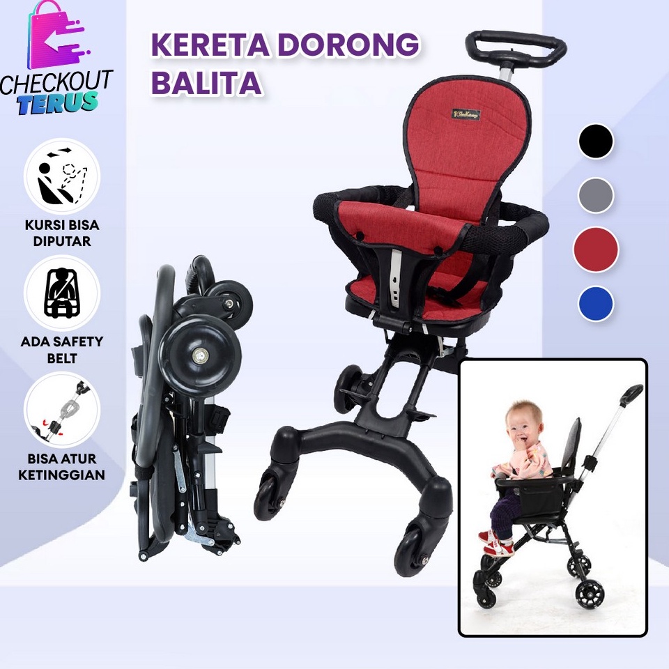 77 Product HOT CT C833 Stroller Baby Lipat Kereta Dorong Balita Two Way Travel Magic Stroller Kereta