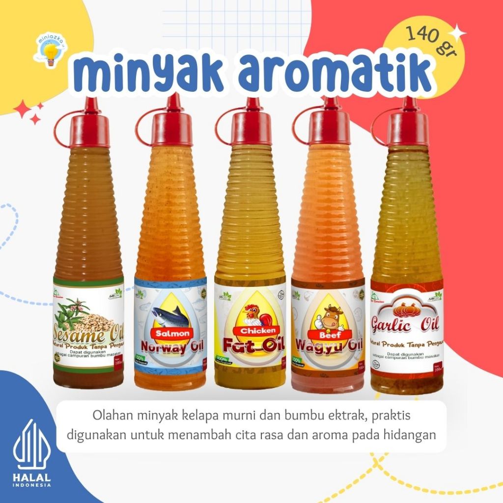 

SANFOOD FAT OIL MINYAK MPASI MINYAK AROMATIK BUMBU MPASI / CHICKEN OIL / BEEF WAGYU OIL
