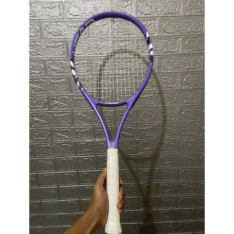 RAKET TENIS HEAD SONIC PURPLE + SENAR + TAS FREE GRIP