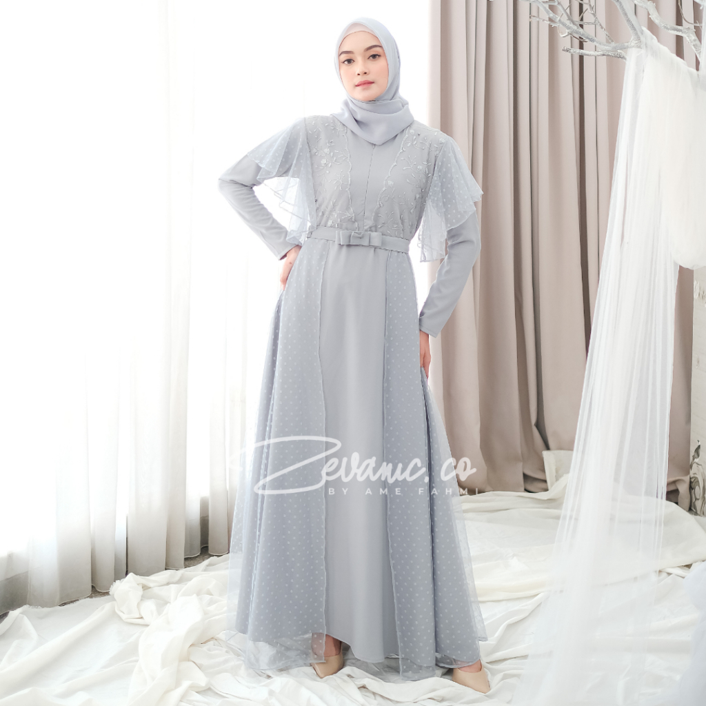 Zevanic.Co - Lesya Maxi Gamis Pesta Mewah Elegan Terbaru
