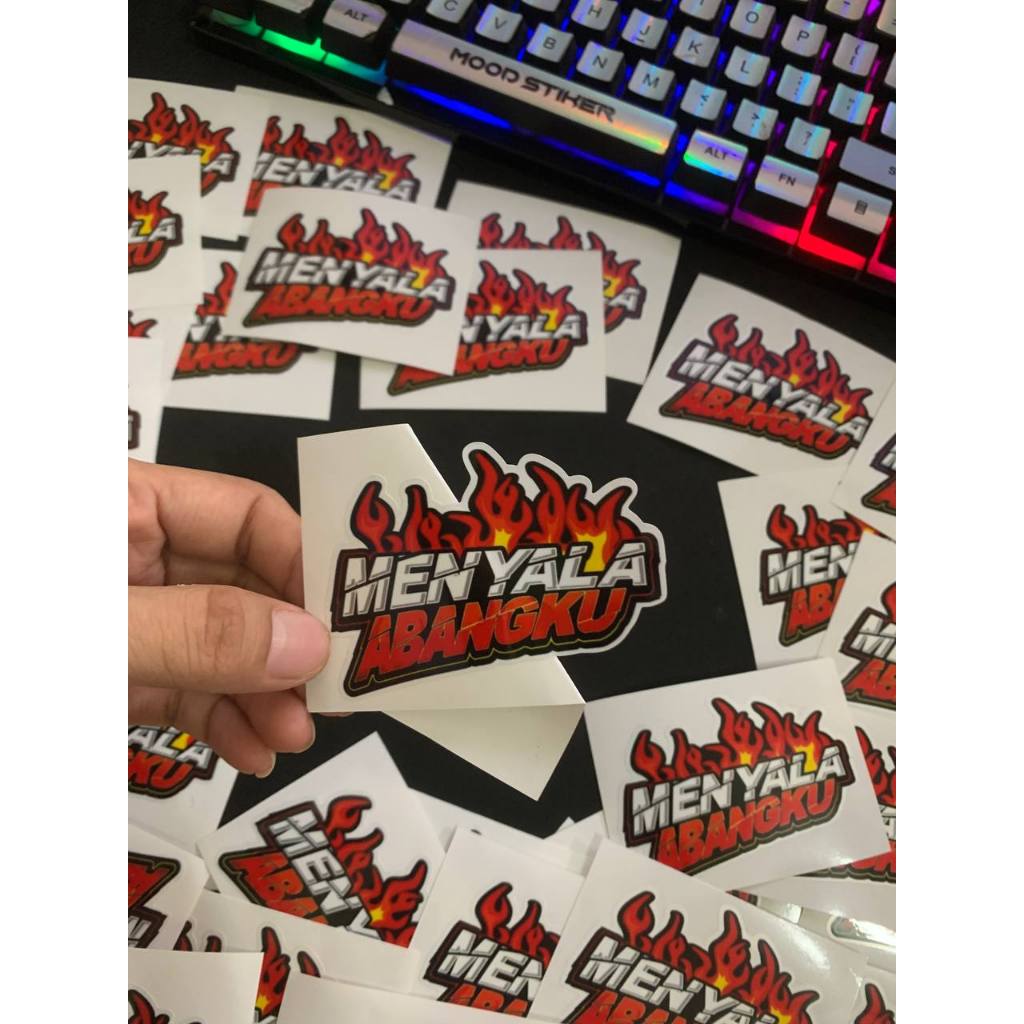 

Stiker viral Menyala Abangku