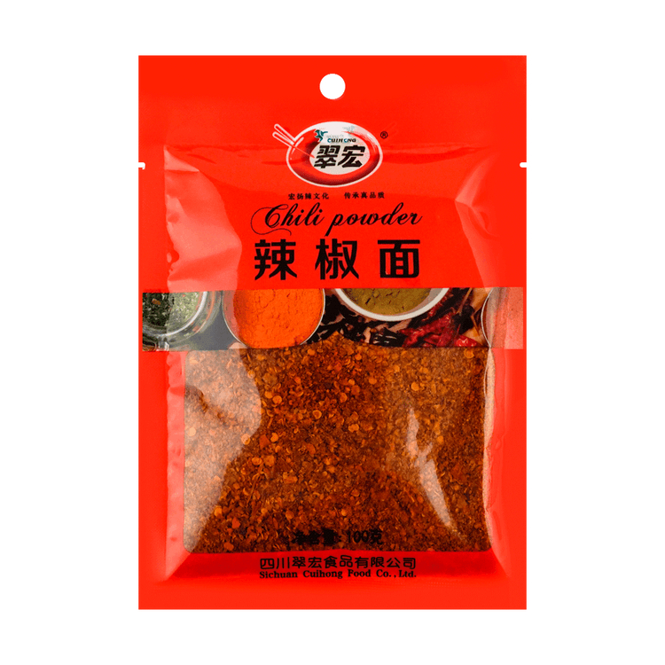 

BPOM Sichuan Cuihong Spicy Chili Powder/Cabe Bubuk Pedas 100gr