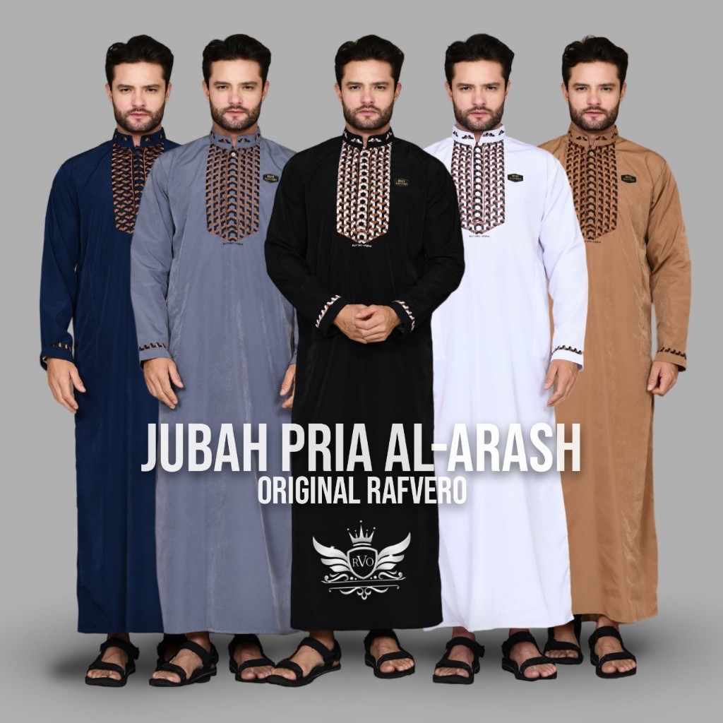 Jubah pria keren arab / Juabah pria dewasa 2022 al harmain arab / jubah pria korea style / jubah pri