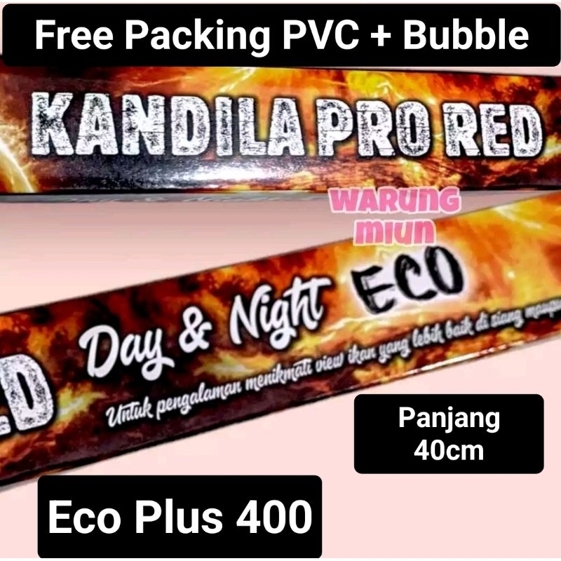 LAMPU KANDILA PRO RED DAY & NIGHT PLUS ECO400 - PACKING PVC + BUBBLE