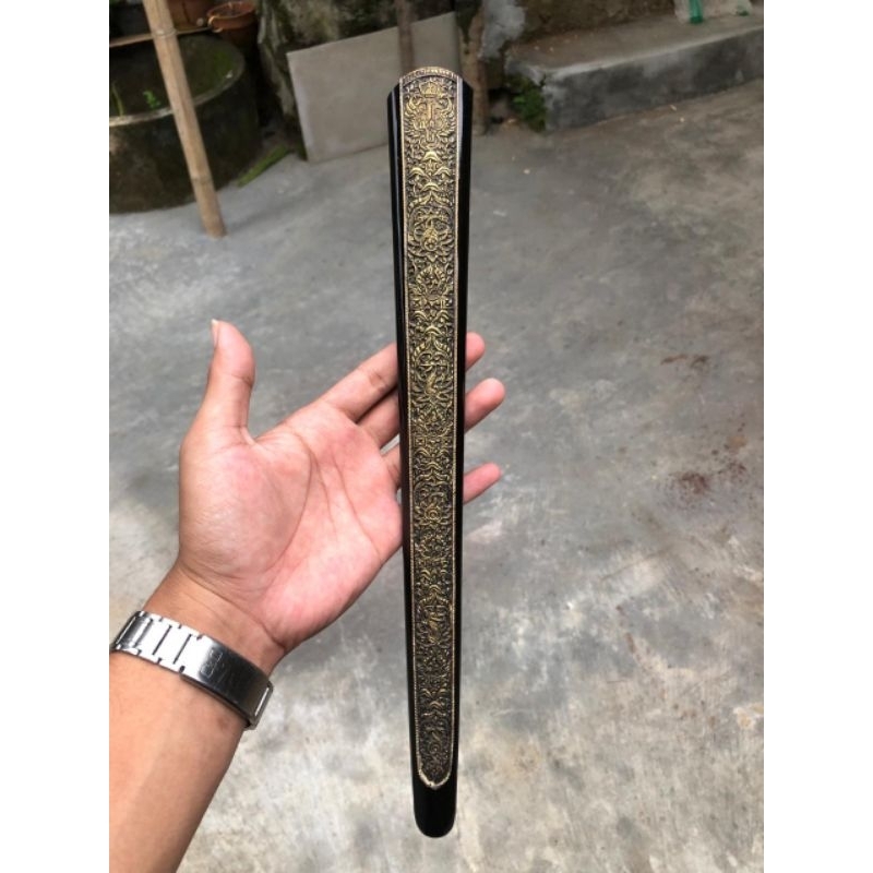 PENDOK KERIS JOGJA KEMALOW HITAM GARAP ALUSAN