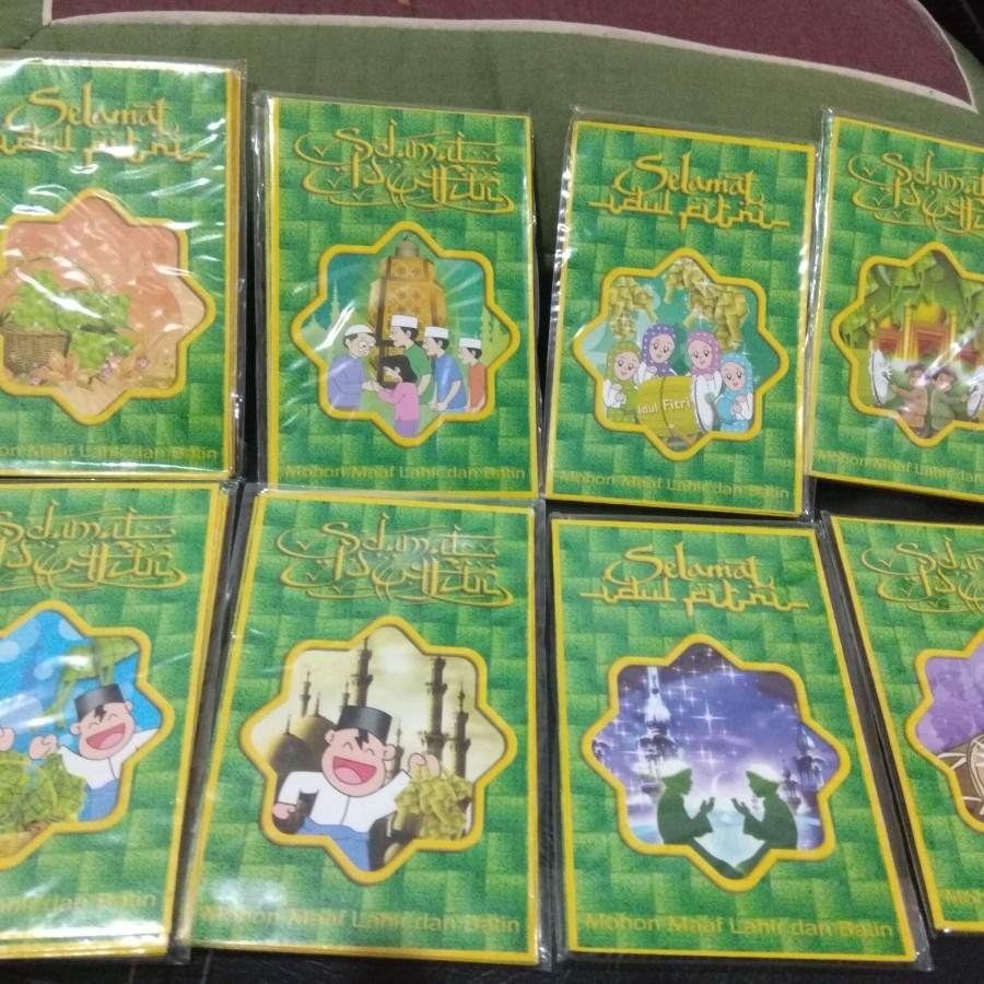 

READY STOK] 8pcs Angpao amplop Lebaran Idul Fitri Anak 11 x 8 cm