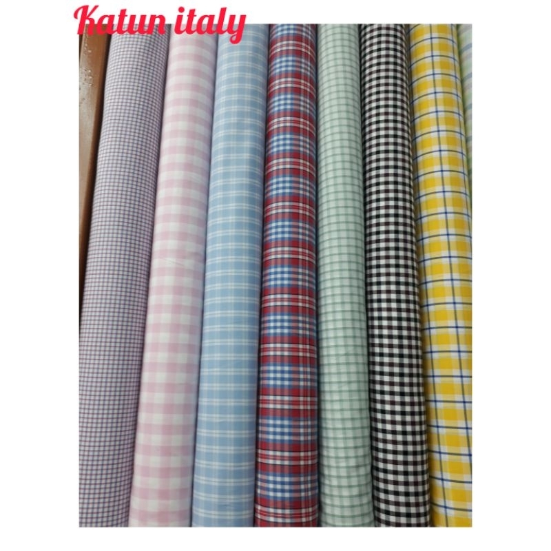 Kain katun italy/Bahan katun kemeja